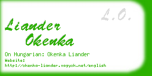liander okenka business card